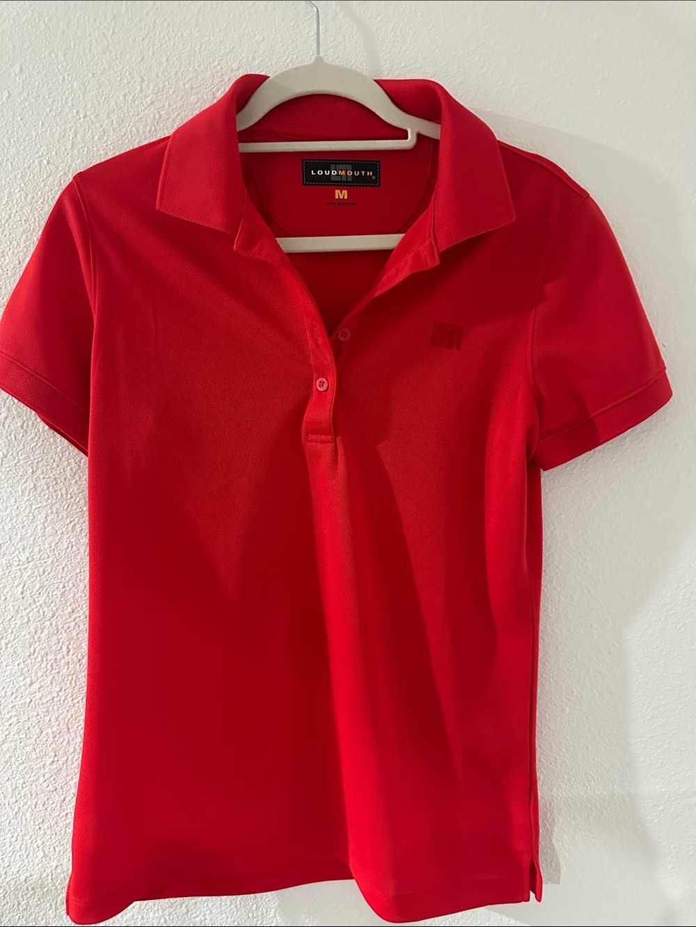Loudmouth Bright Red Golf Polo Shirt